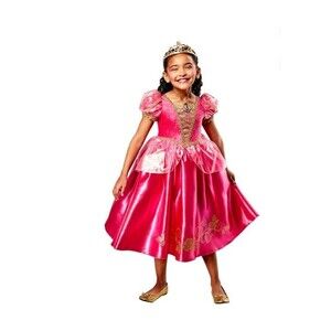 Sleeping Beauty Aurora Princess pink Halloween Costume dress Girls Size M 7/8